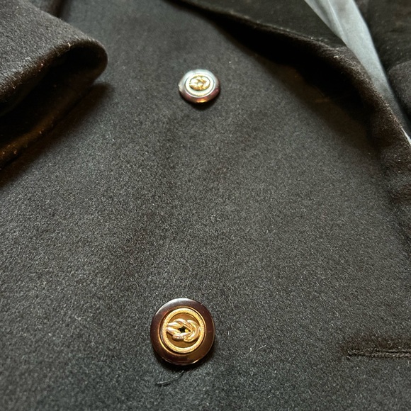 Vintage Braemar Petites by Jeremy Scott Black Wool Coat - Picture 6 of 8